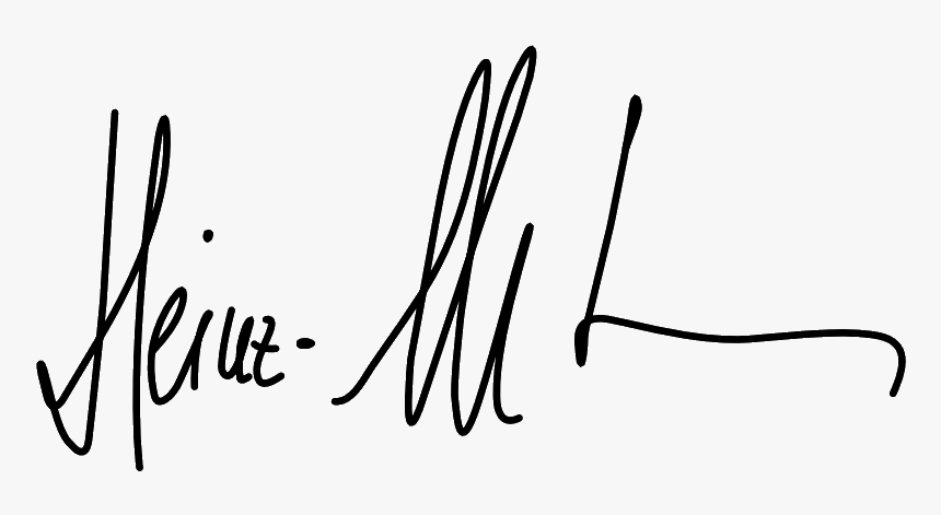 Unterschrift Von Heinz-christian Strache - Heinz Christian Strache Unterschrift, HD Png Download