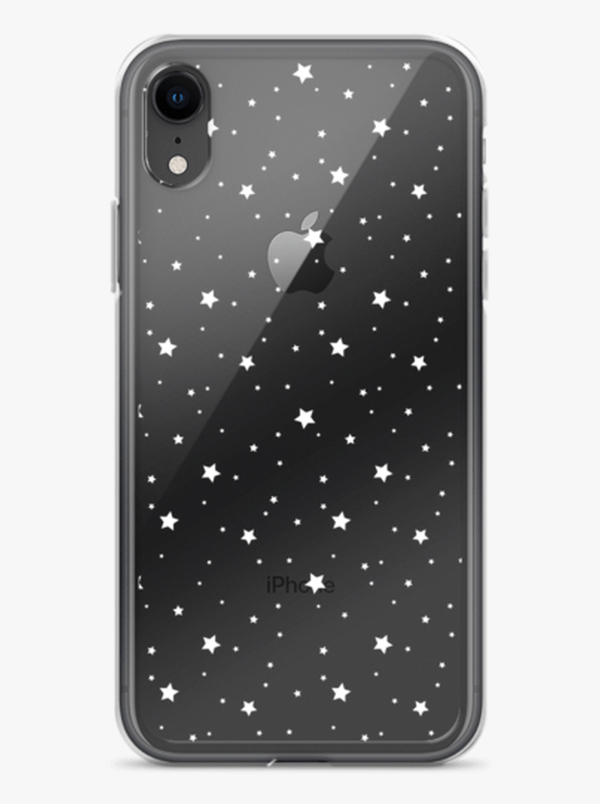White Star Pattern Transparent Iphone Case - Mobile Phone Case, HD Png Download