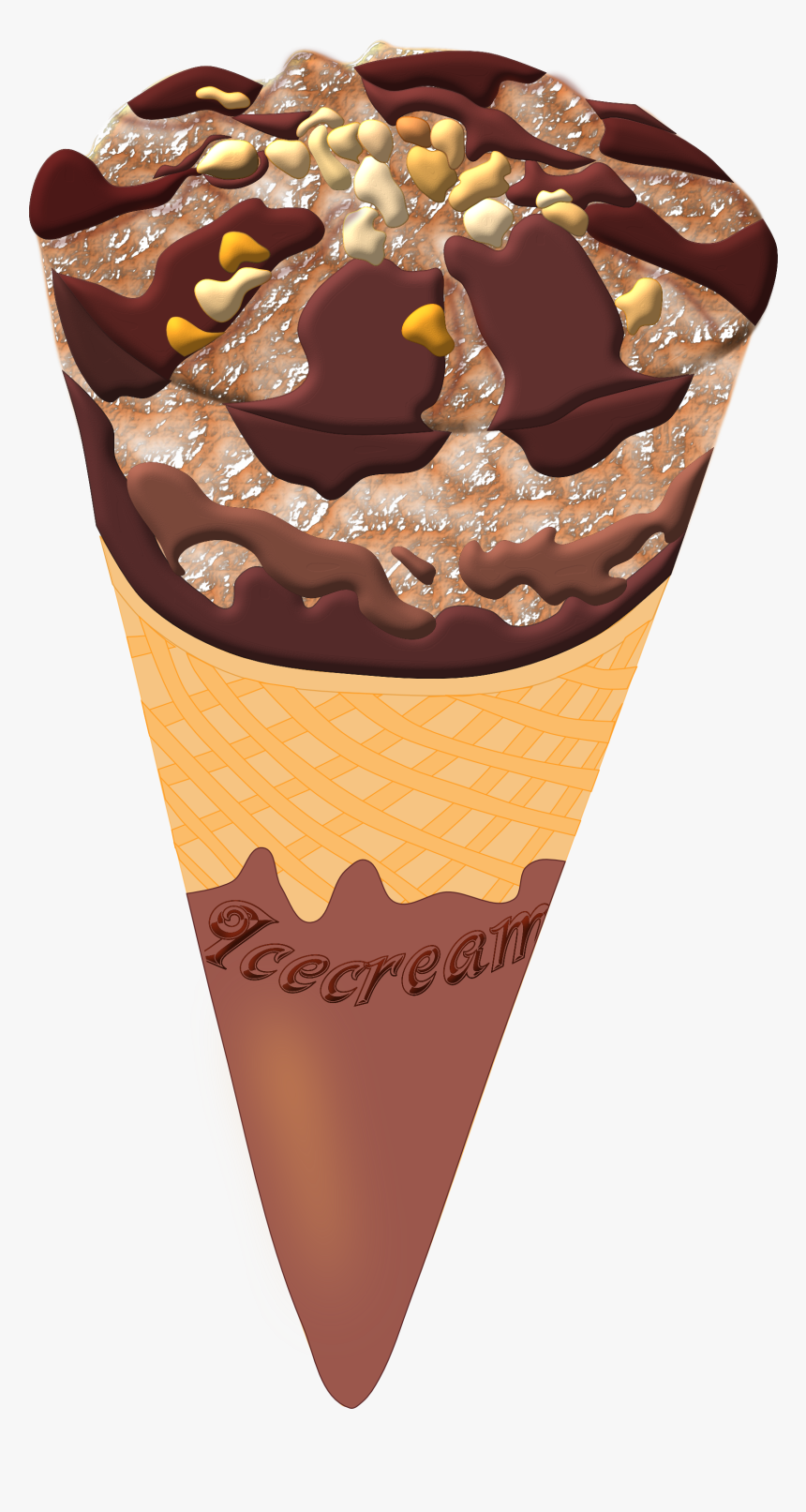 Ice Cream Png Image - Ice Cream Cone Hd, Transparent Png