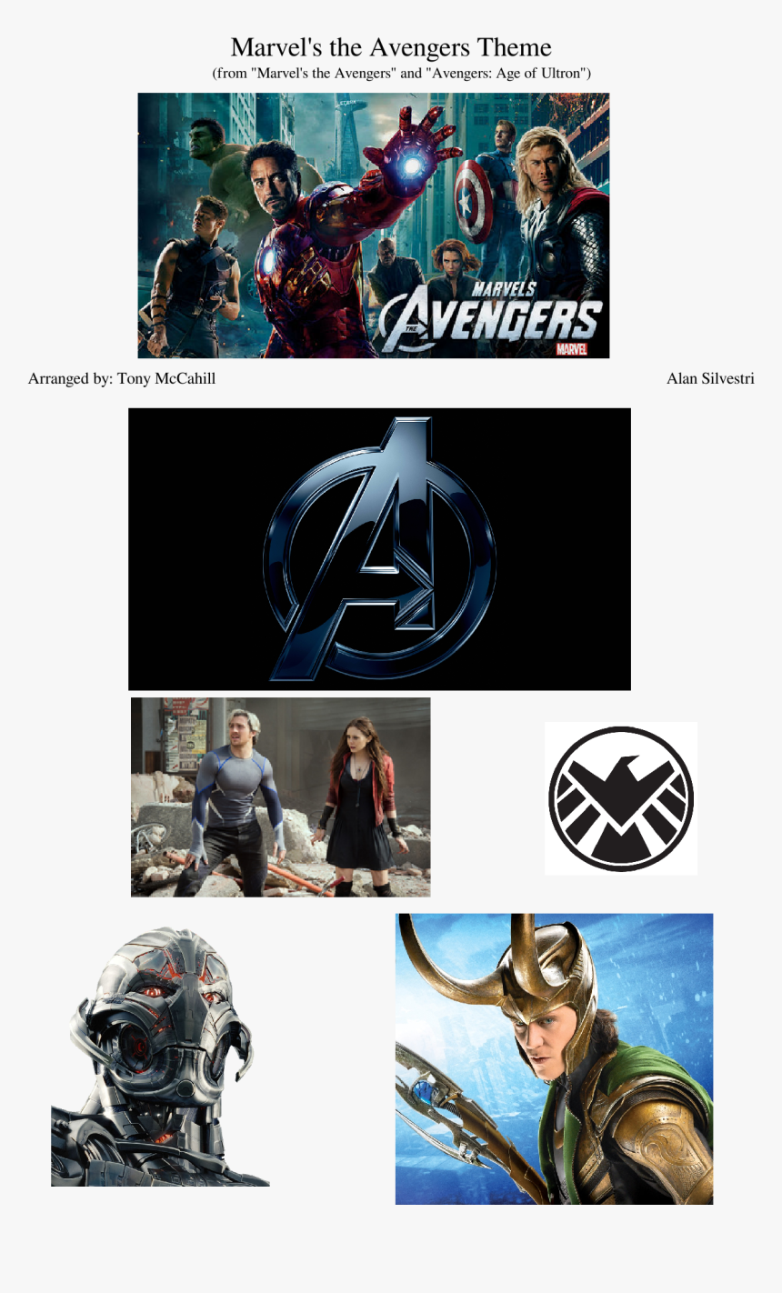 The Avengers Theme - Avengers Movie Poster, HD Png Download