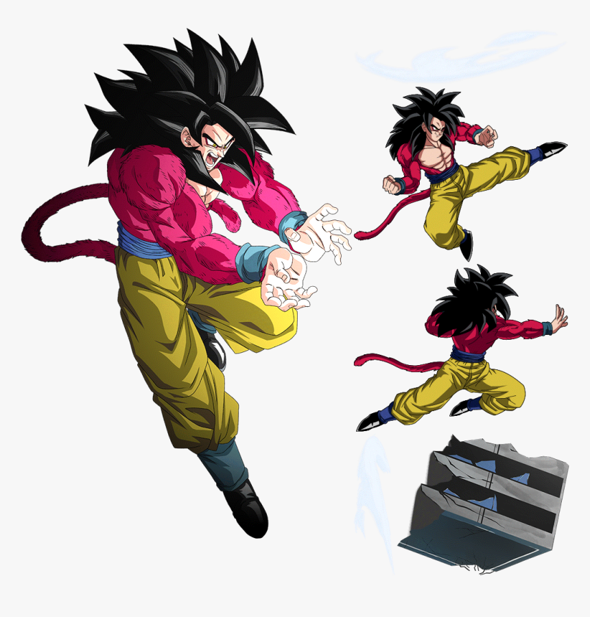 Dokkan Battle Ssj4 Goku Png, Transparent Png