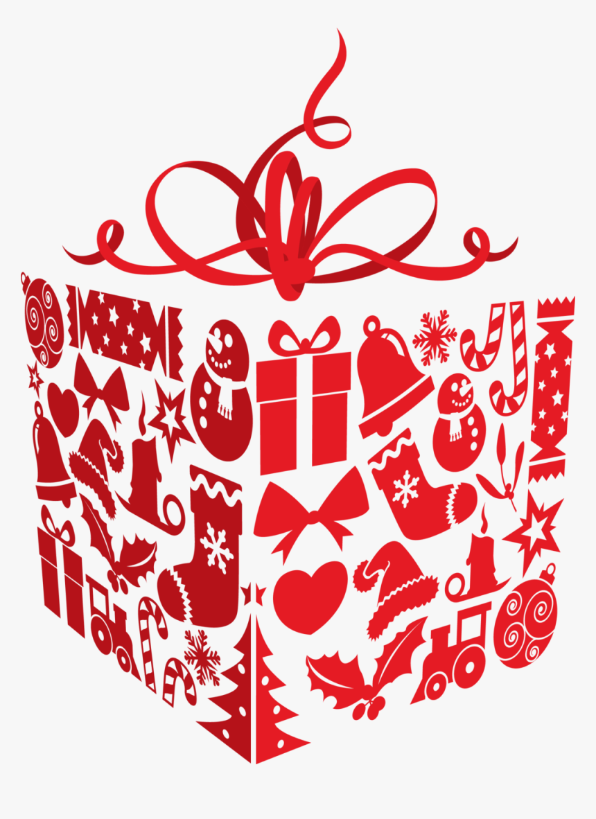 Xmas Transparent Images - Transparent Christmas Box Png, Png Download
