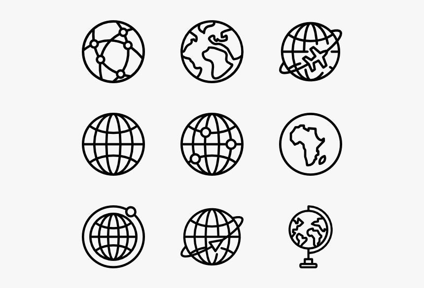 Globe - Food Icons Png, Transparent Png