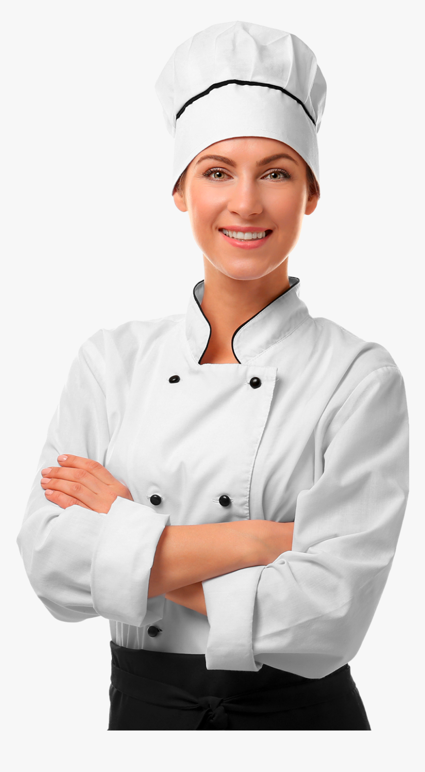 Chef S Uniform French Cuisine Woman Restaurant - Chef, HD Png Download