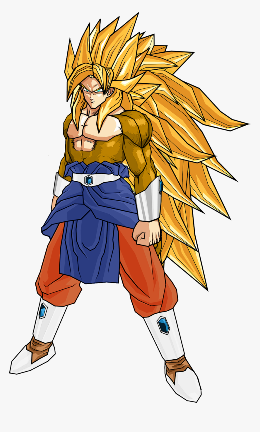Transparent Super Saiyan Blue Goku Png - Goku Legendary Super Saiyan 4, Png Download
