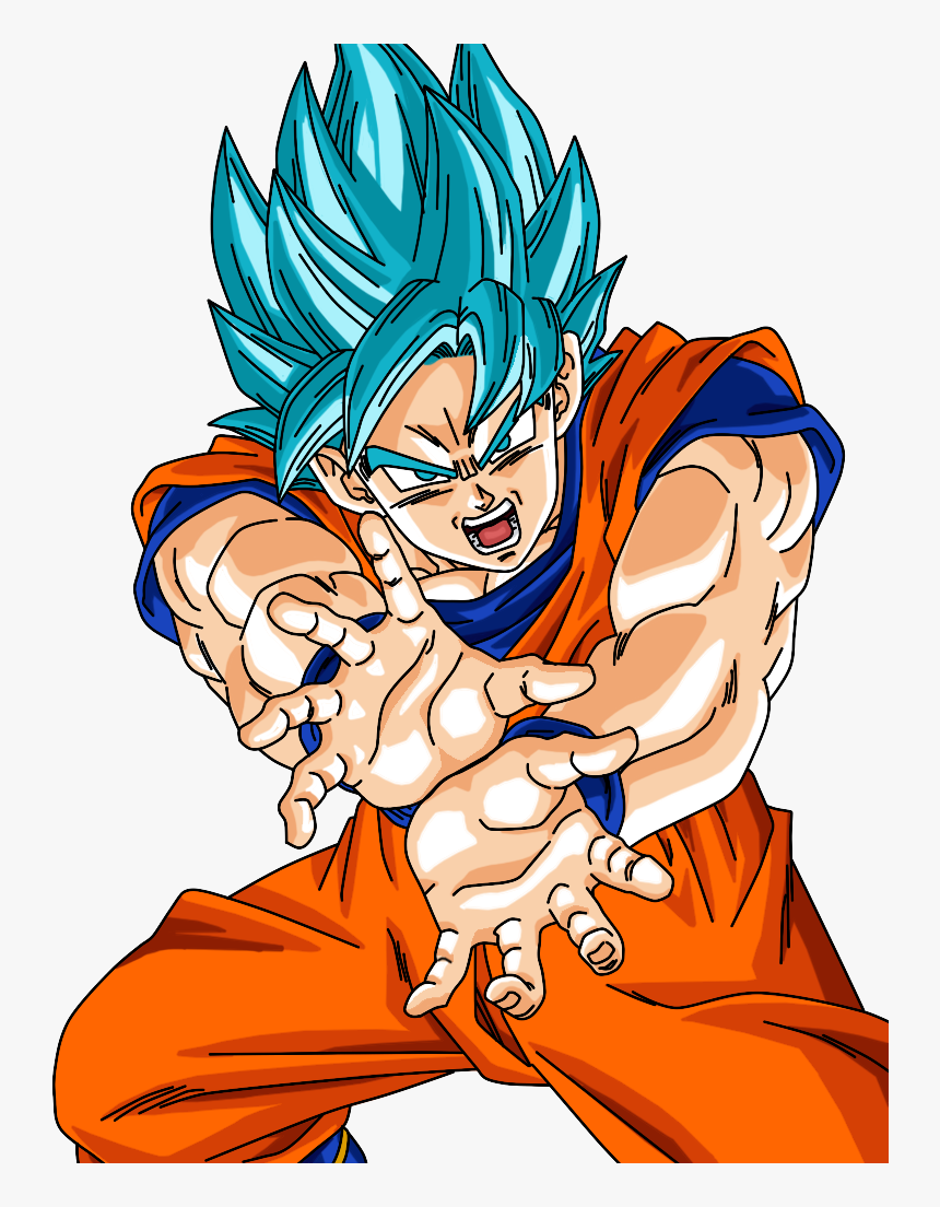 Super Saiyan God Super Saiyan Goku Png - Goku Ssj Kamehameha Png, Transparent Png