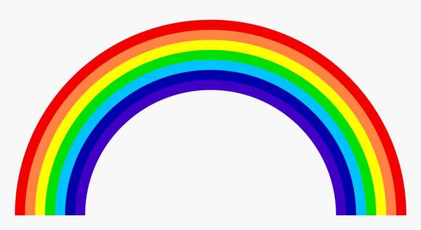 Rainbow Png Images Colors The Sky Png Only - Rainbow Png, Transparent Png