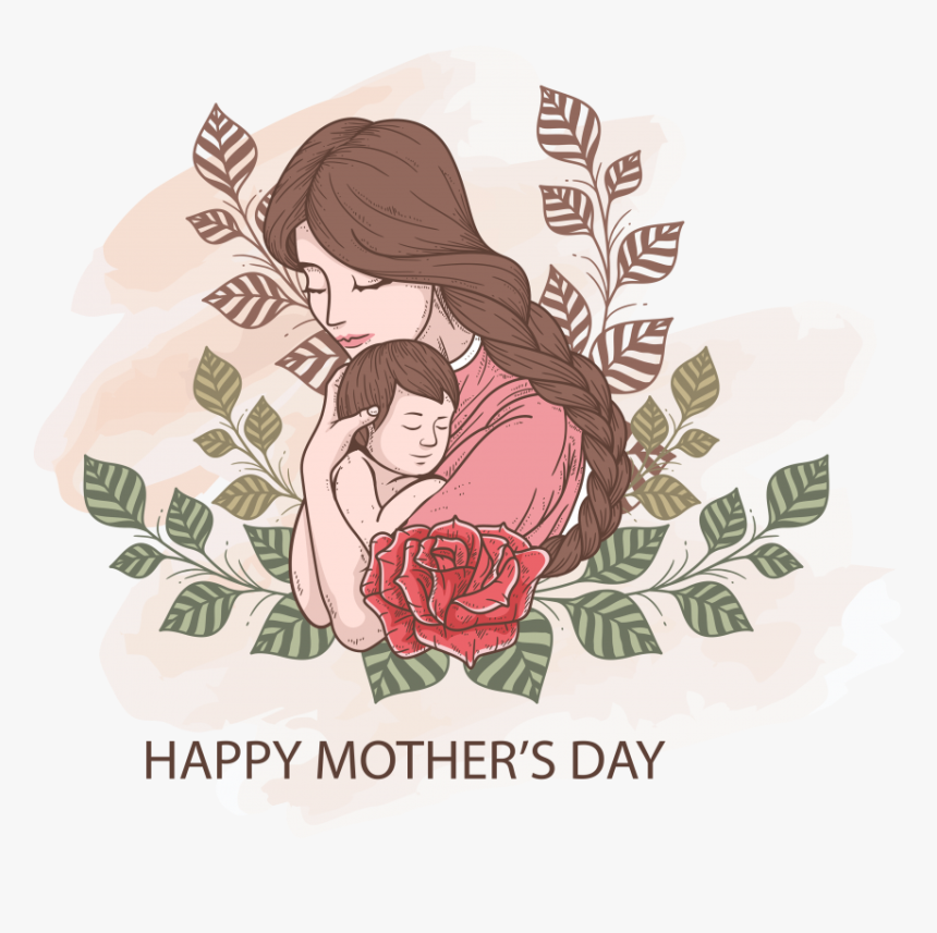 Mother And Baby Png, Transparent Png
