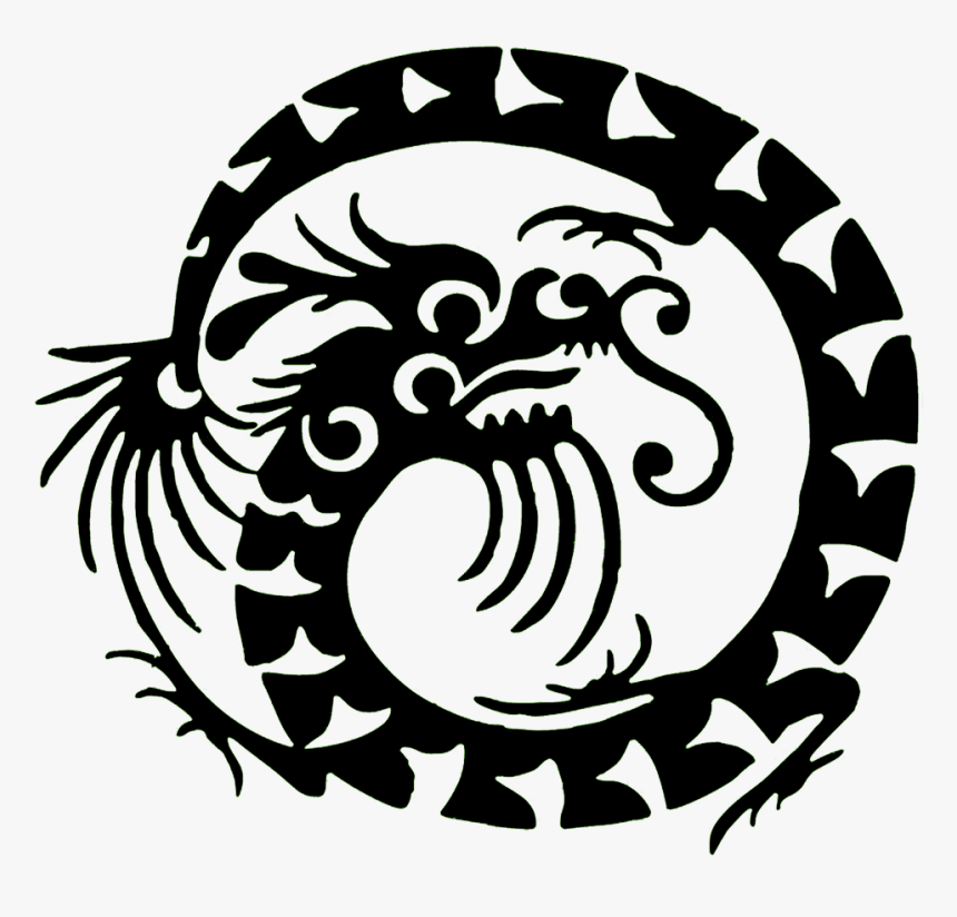 Cool Dragons Clipart - Dragon Circular Free, HD Png Download