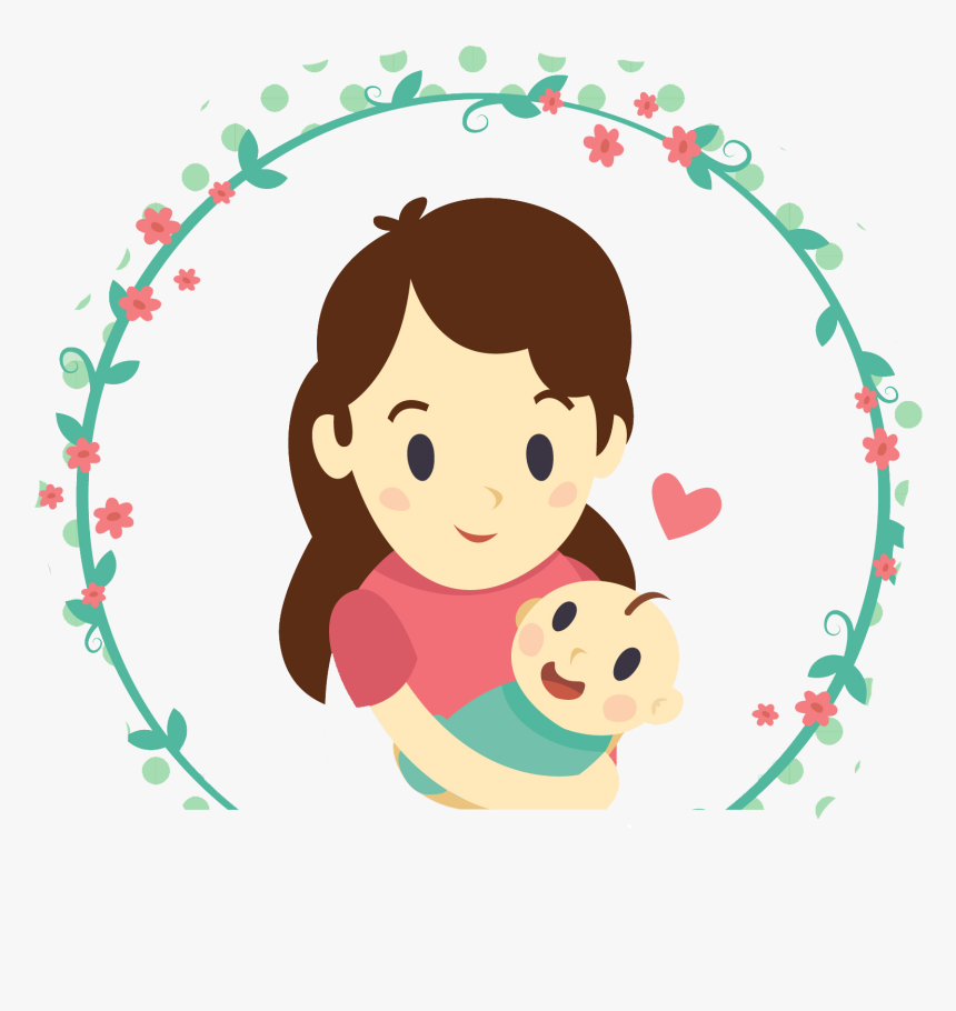 Mother Clipart Islamic - Mom And Daughter Png, Transparent Png