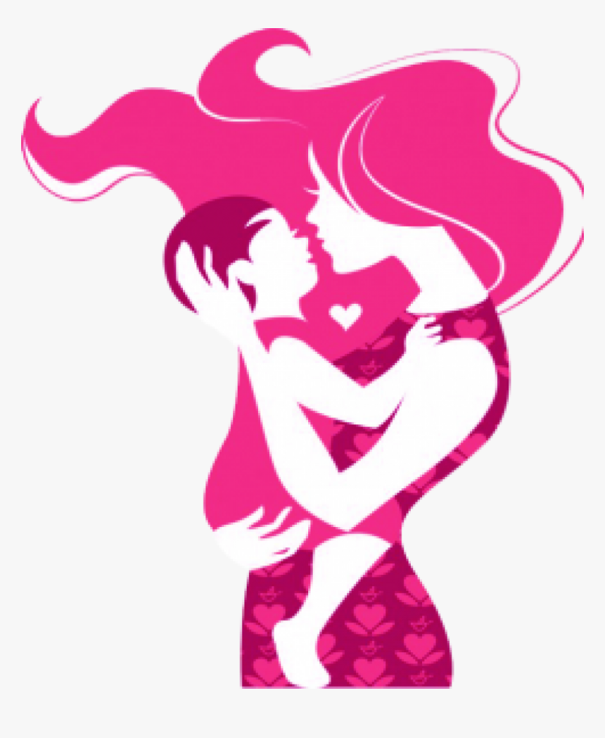 Mother And Baby Vector Image - Mothers Day Vector Png, Transparent Png