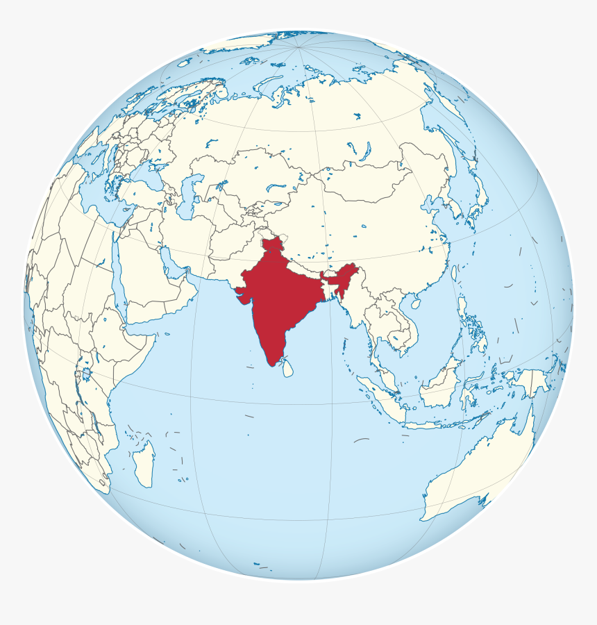 India Globe Png, Transparent Png