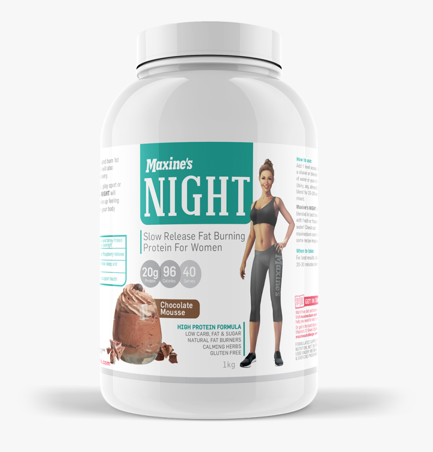 Night - Maxines Burn Protein, HD Png Download