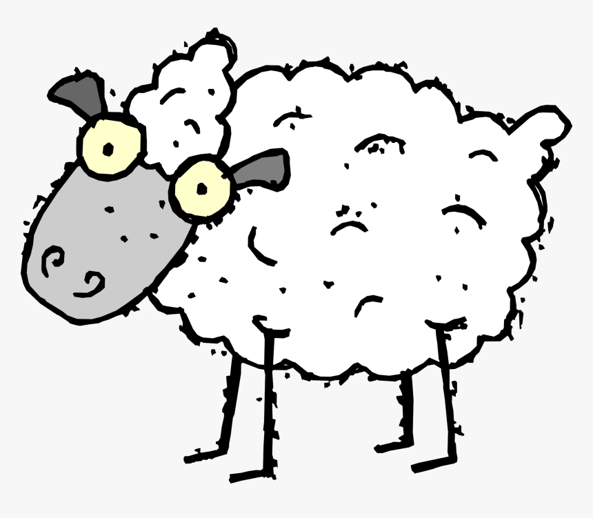 Artfavor Cartoon Sheep Svg - Sheep Brain Dissection Cartoon, HD Png Download