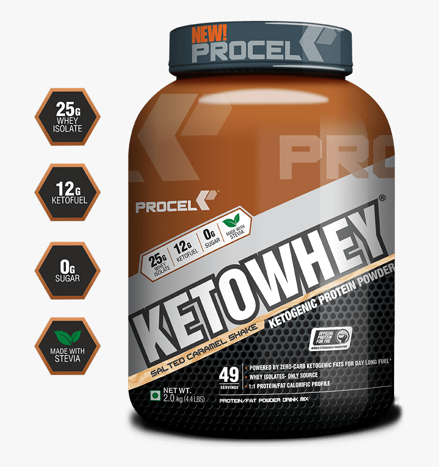 Ketowhey Salted Caramel - Procel Keto Whey, HD Png Download