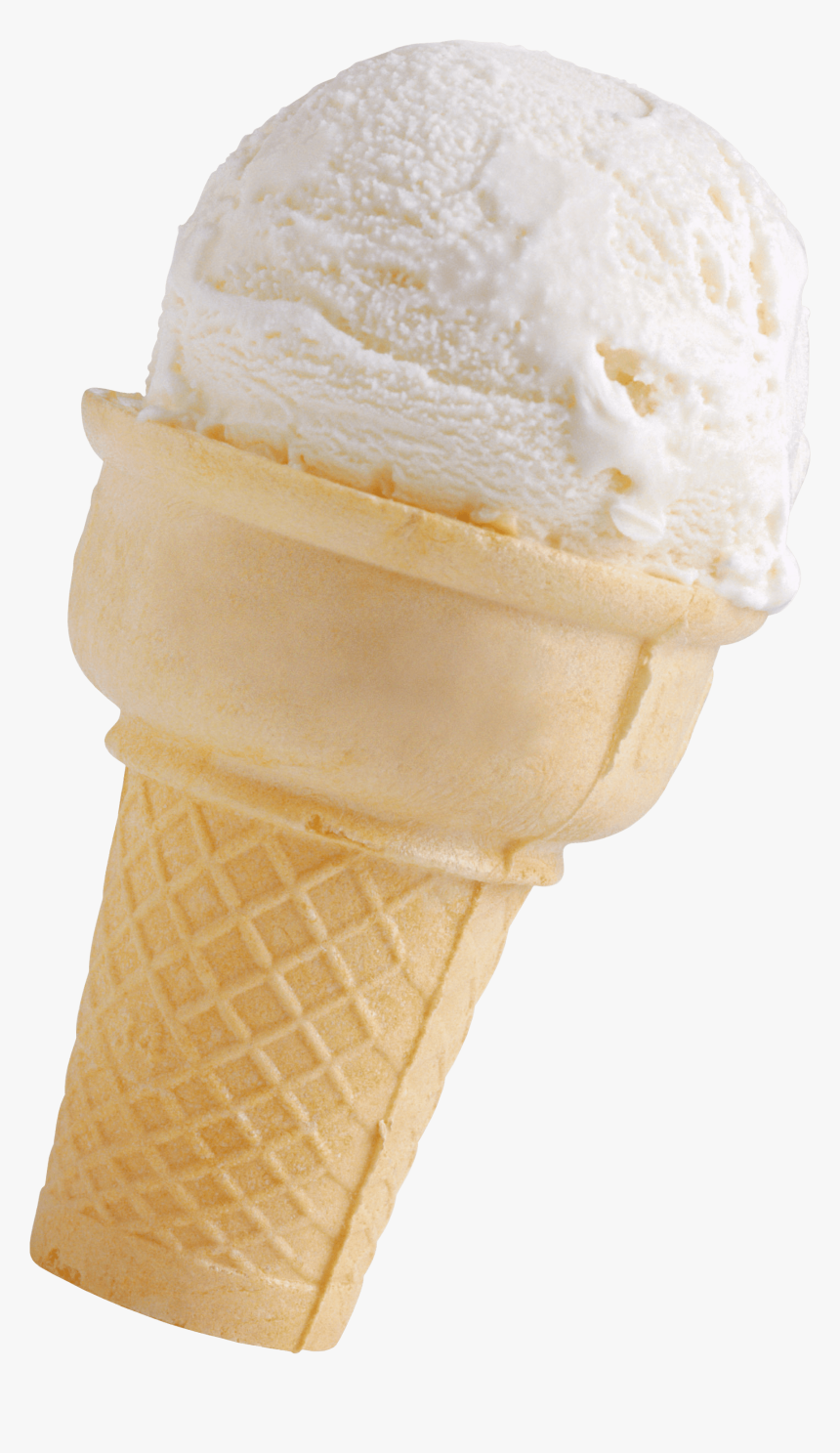 Vanilla Small Horn Ice Cream - Transparent Background Ice Cream Png, Png Download