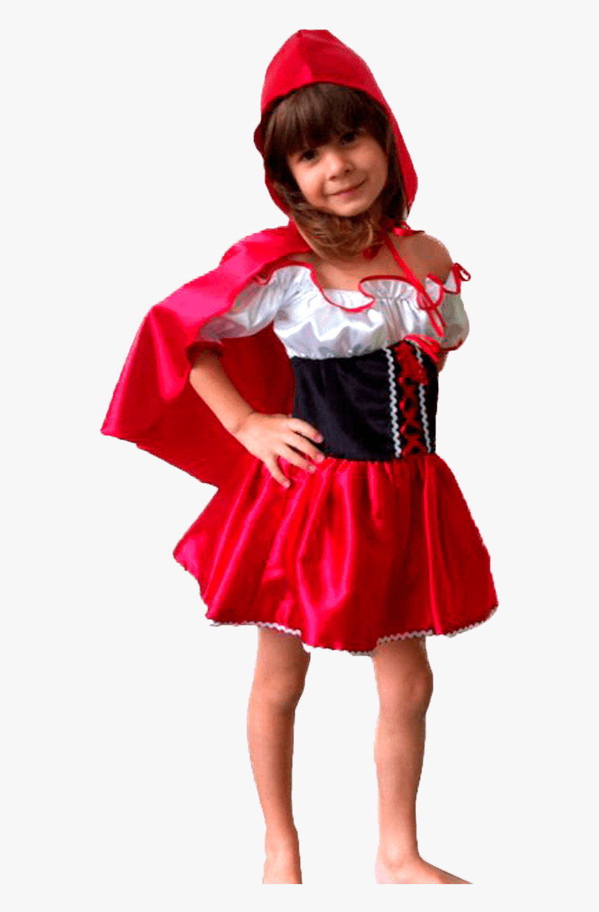 Chapeuzinho Vermelho Infantil - Fantasias De Personagens Infantil, HD Png Download