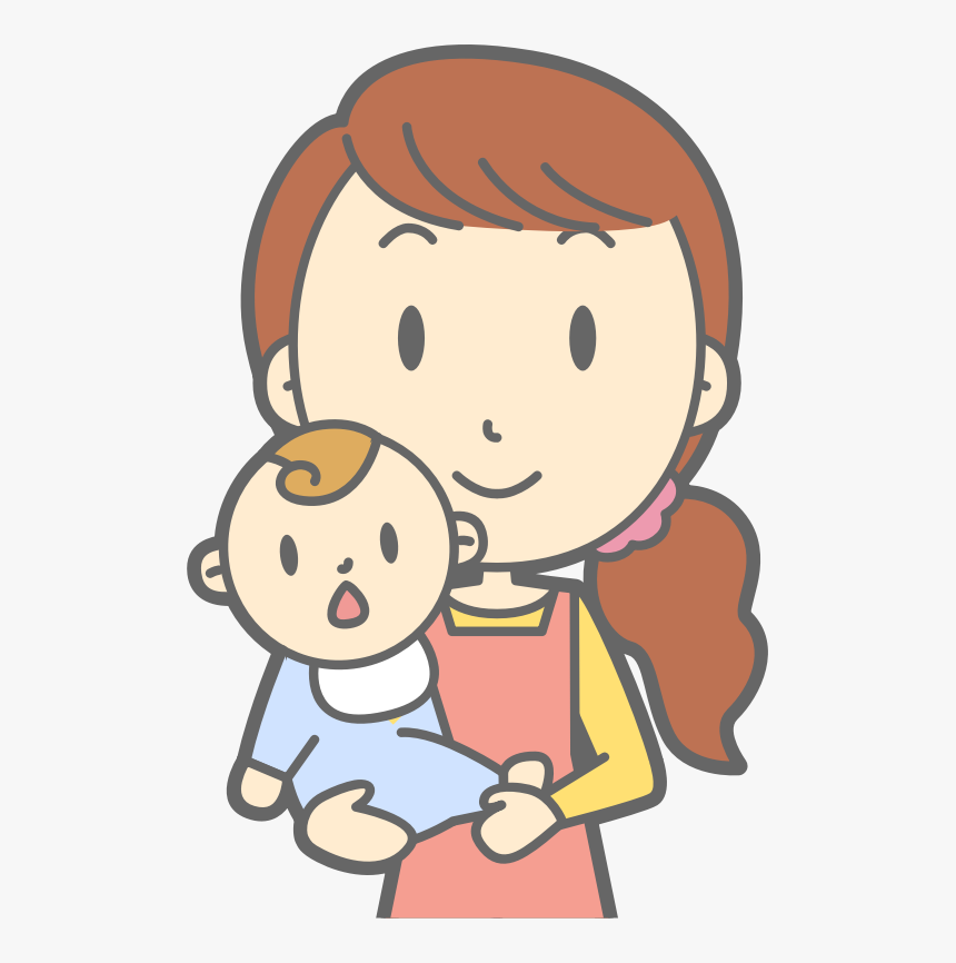 Mother With Baby Clipart, HD Png Download