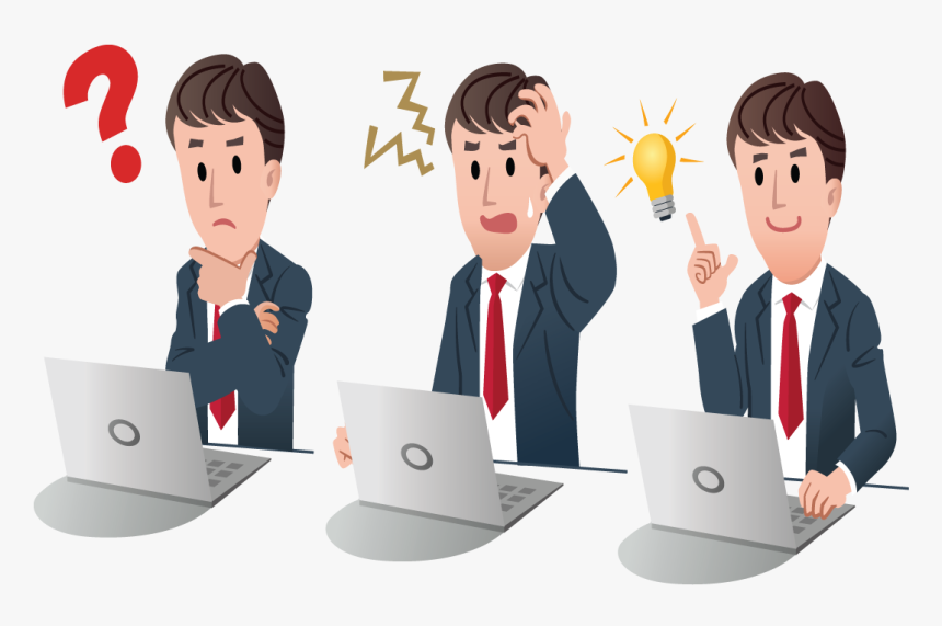 In This Educational Free Report You Ll Discover - Question Mark Images With Computer, HD Png Download