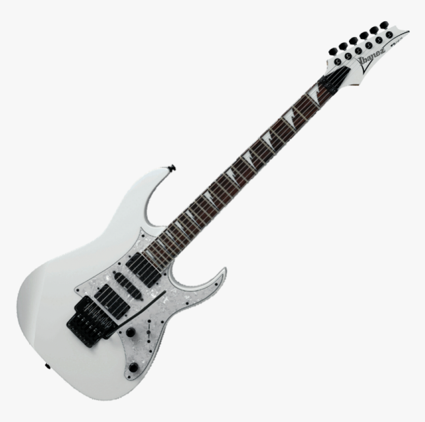White Electric Guitar Png Image, Transparent Png