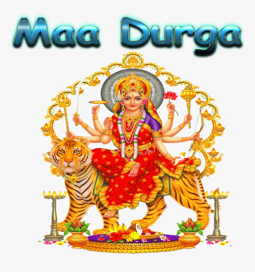 Maa Durga Png Pics - Durga Mata Png Hd, Transparent Png