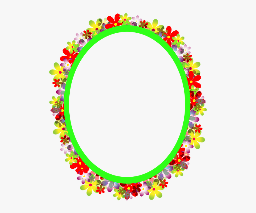 Photo Frame, Frame, Photoshop, Oval Frame, Oval Clipart - กรอบ รูป วงรี สวย ๆ, HD Png Download