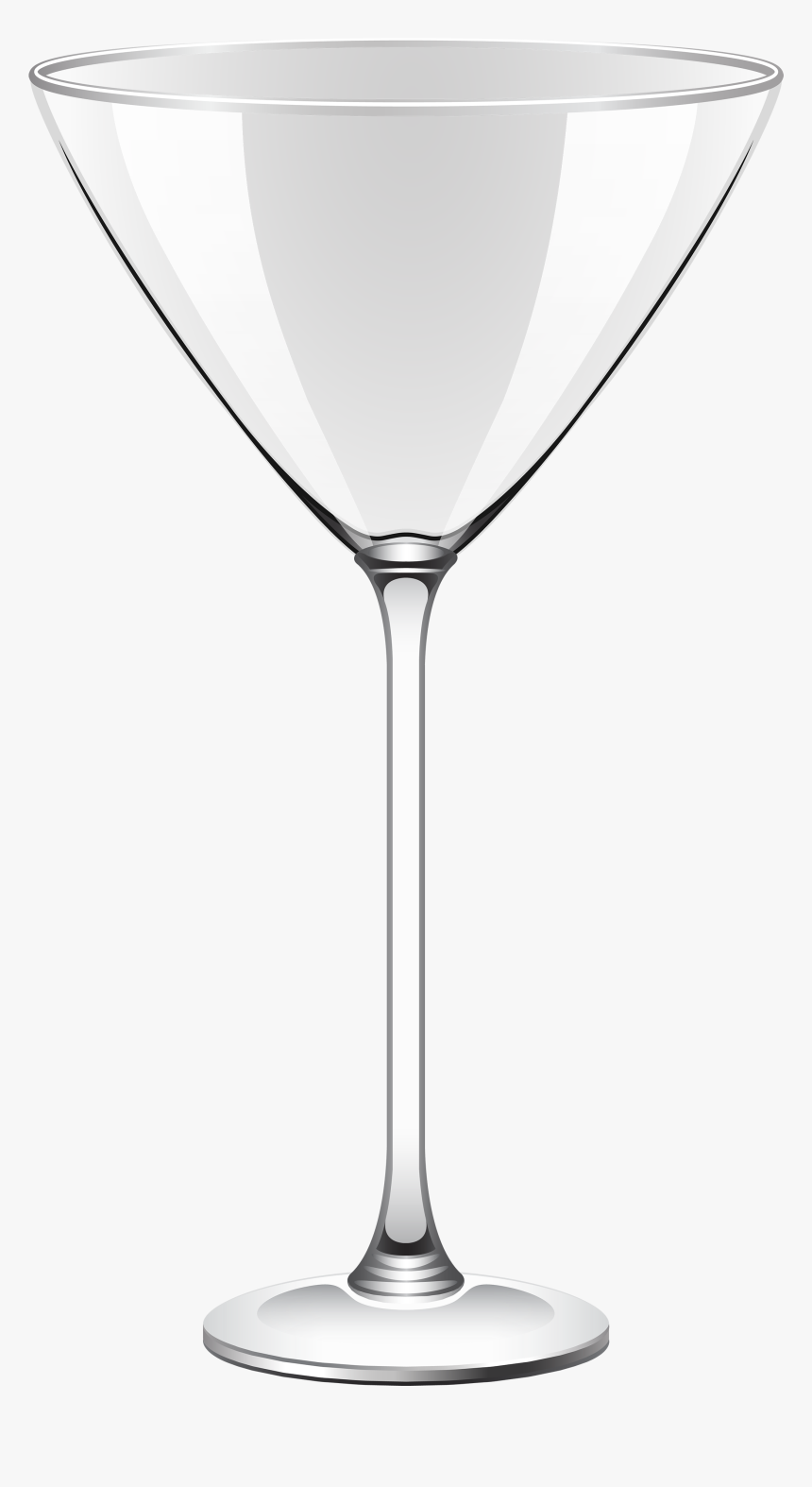 Transparent Cocktail Glass Png Clipart - Transparent Transparent Background Glass Png, Png Download