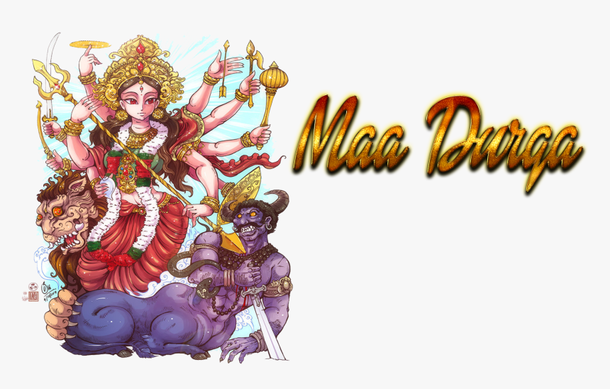 Maa Durga Png Images - Maa Durga Name Png, Transparent Png