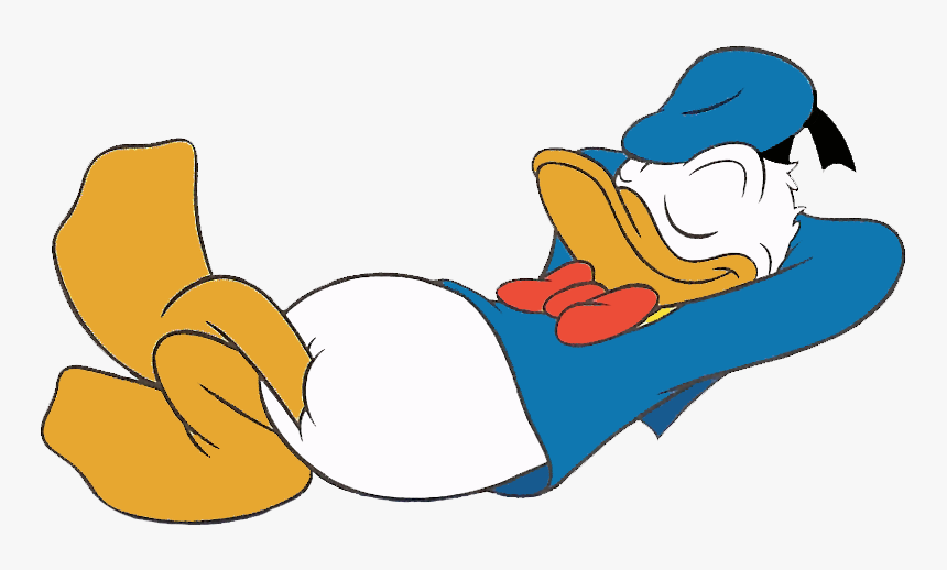 Clip Art Donald On Back Pets - Relax Clipart, HD Png Download