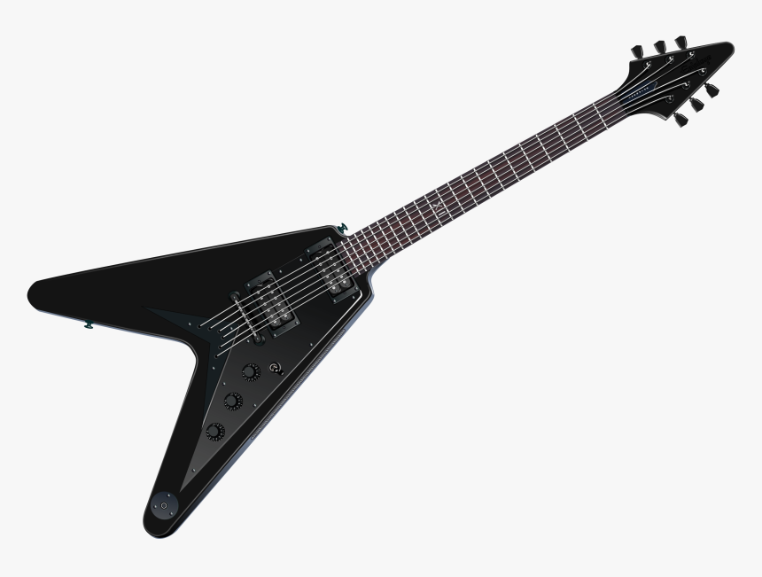 Flying V Black Guitar Clip Arts - Epiphone Flying V Guitar, HD Png Download