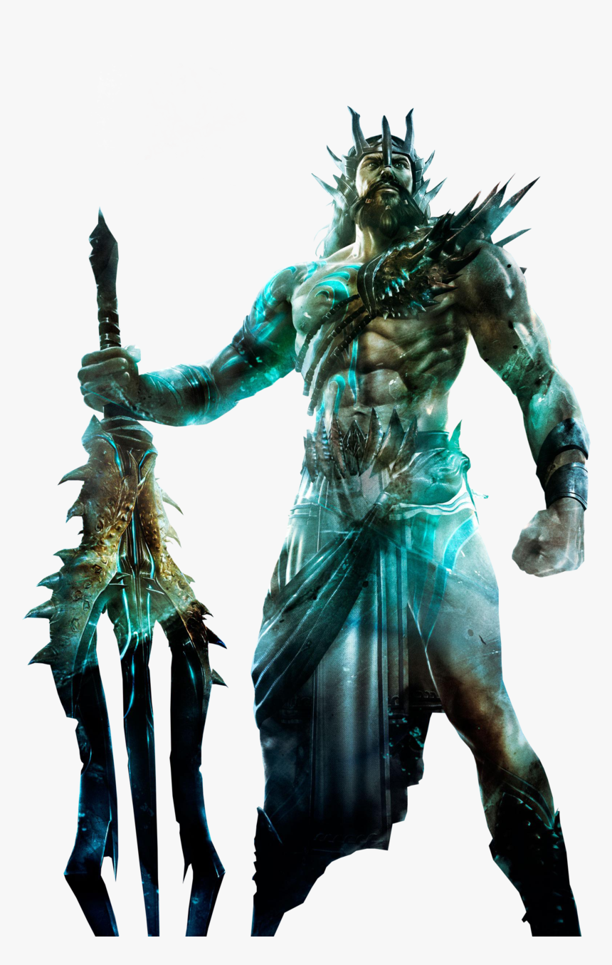 Transparent Poseidon Clipart - Poseidon God Of War, HD Png Download