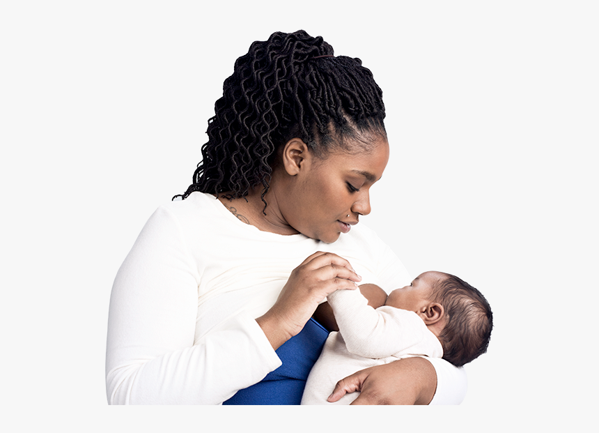 Image Of A Mom Breastfeeding Her Baby Wic Breastfeeding, HD Png