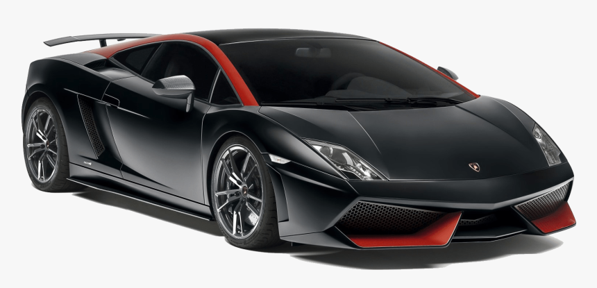Black Red Lamborghini - Lamborghini Gallardo, HD Png Download
