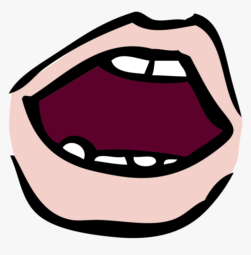 Mouth Clipart Open Transparent Png - Talking Mouth Clipart Png, Png Download