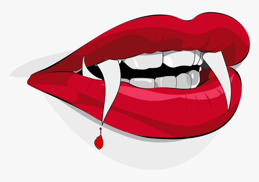 Open Vampire Mouth - Talking Mouth Gif Png, Transparent Png