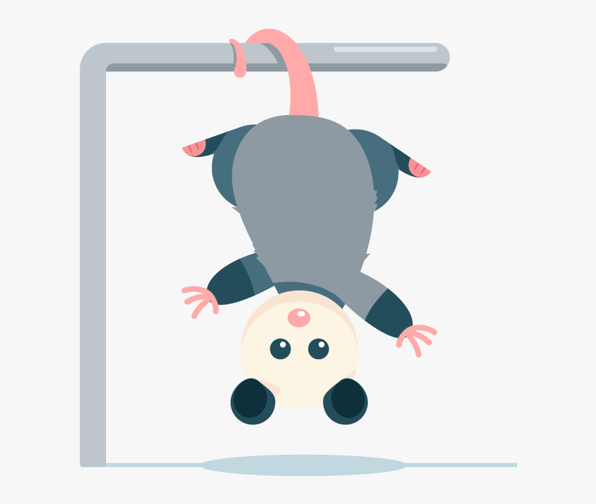 Awesome Possum Messages Sticker-11 Clipart , Png Download - Cartoon, Transparent Png