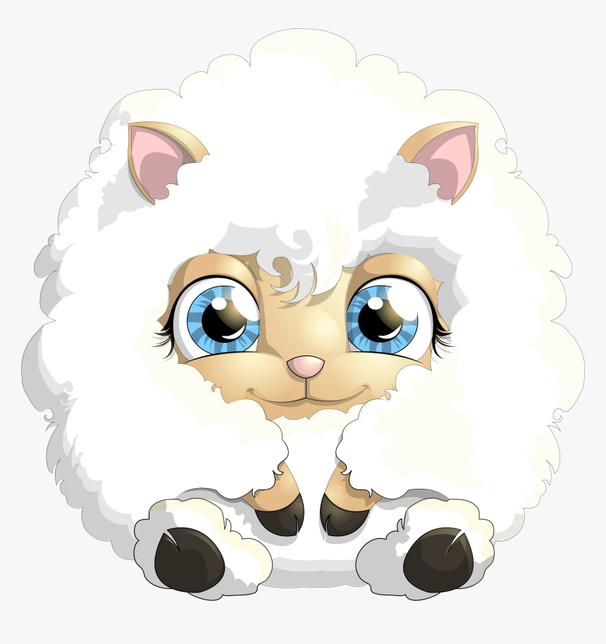 Cute Lamb Png Clipart Picture - Lamb Cute Png, Transparent Png