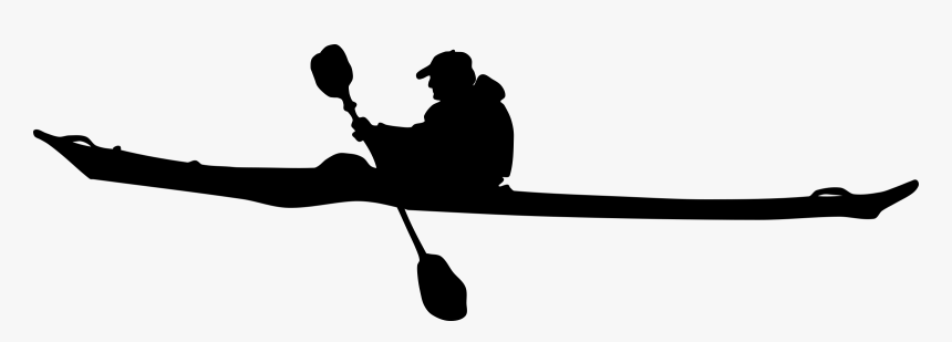 Silueta Kayak Png, Transparent Png