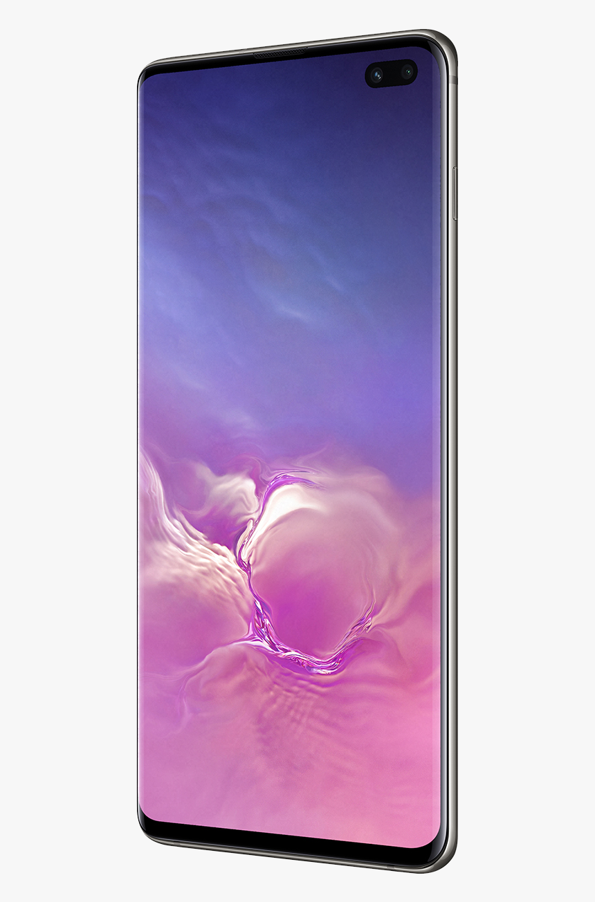 Samsung Galaxy S10 Ceramic Black Side Png Image, Transparent Png