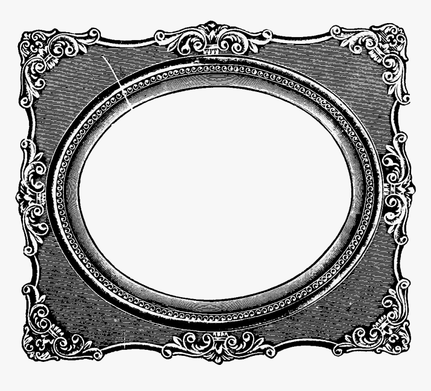 Old Fashioned Frame Clip Art, HD Png Download