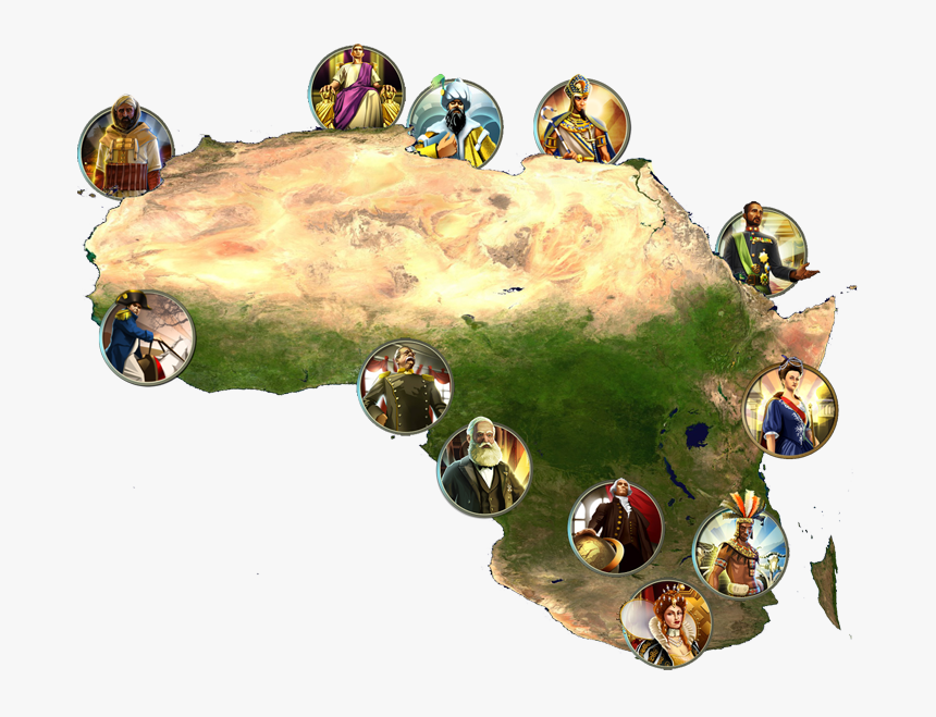 Civ 5 Scramble For Africa Scenario - Scramble For Africa Art, HD Png Download