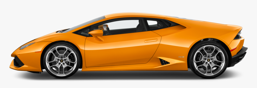 Lamborghini Huracan Png Transparent Hd Photo - Black Lamborghini Huracan Side, Png Download
