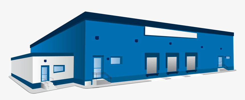 Building Architectural Engineering Clip Art - Factory Building Factory Clipart, HD Png Download