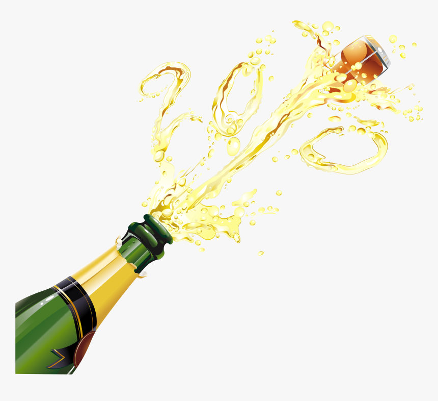Champagne Pop - Champagne Clipart Transparent Background, HD Png Download