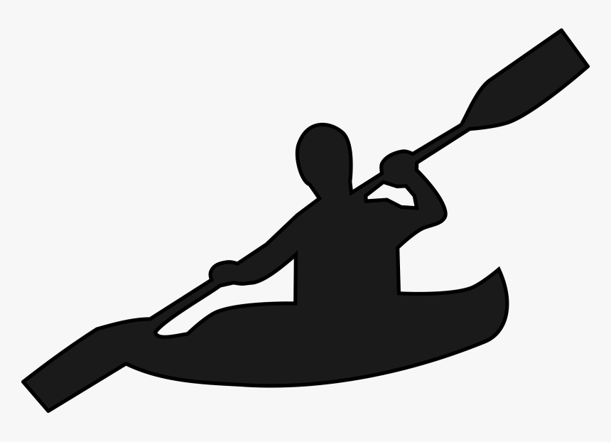 Canoe Station - Kayaking Clipart Black And White, HD Png Download