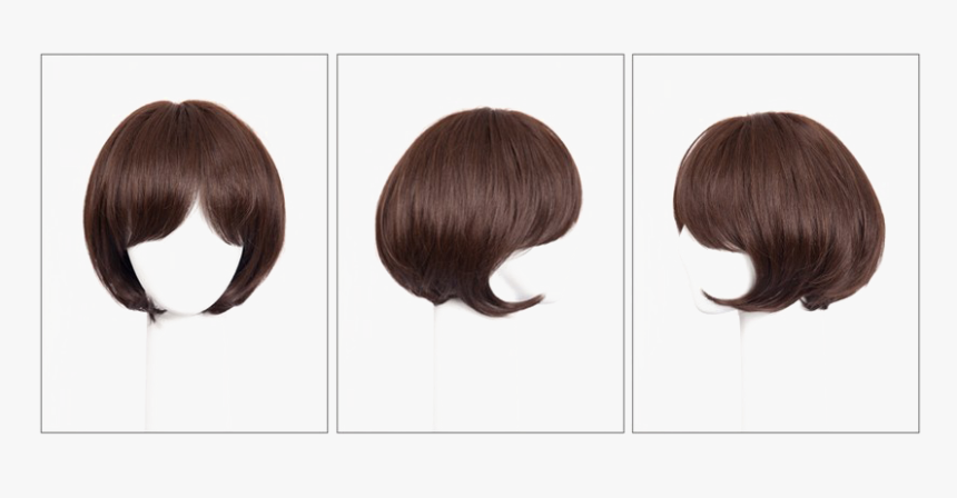 Short Hair Png Transparent - Lace Wig, Png Download