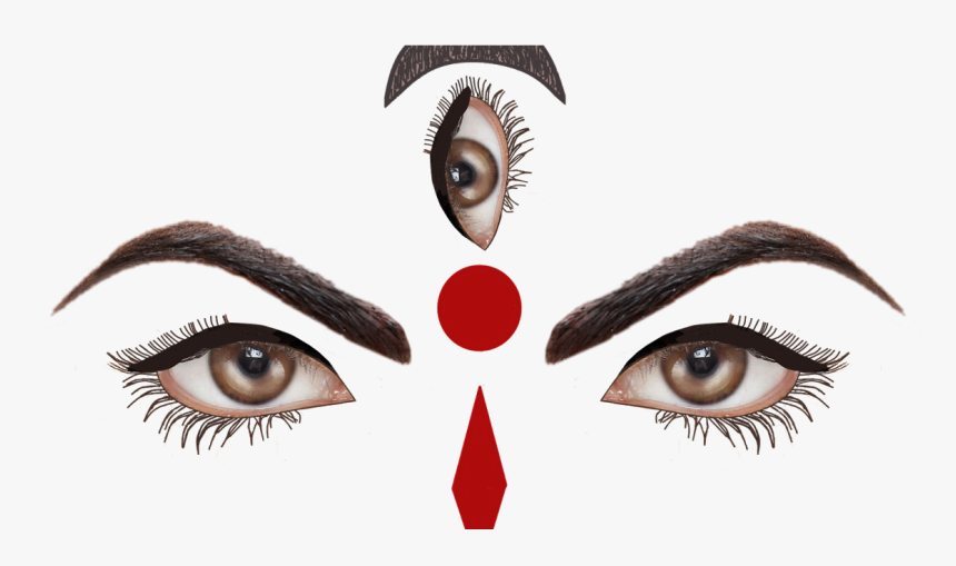 Eyes Of Durga Maa, HD Png Download