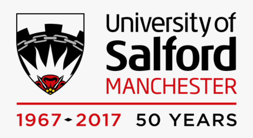 50th Logo For Twitter 400 400 - University Of Salford Manchester Logo Png, Transparent Png