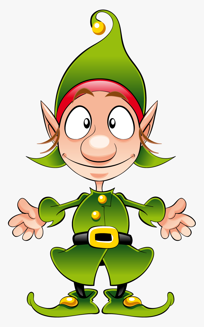 Transparent Elf Clip Art - Santa Claus Elf, HD Png Download
