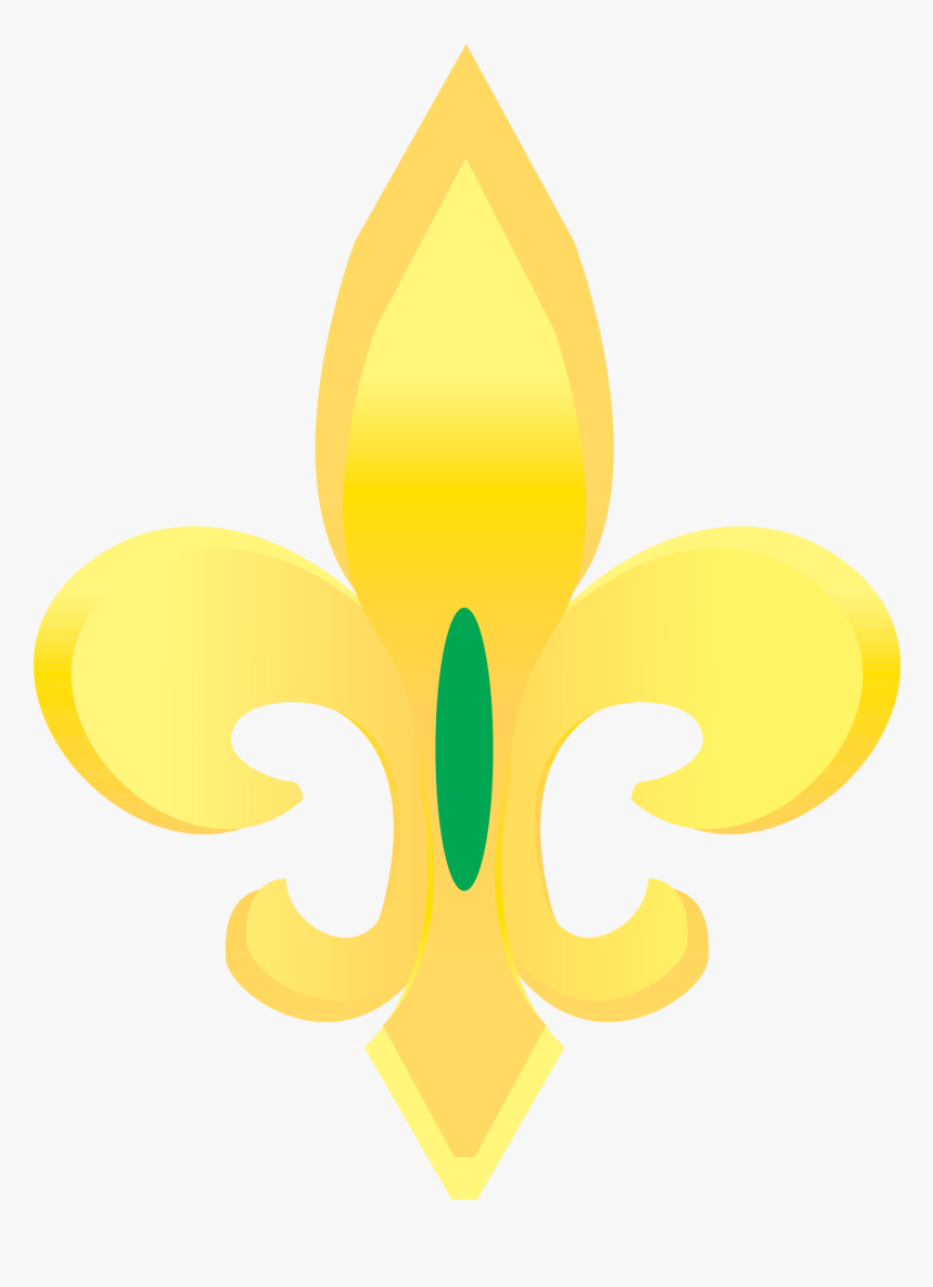 Gold Fleur De Lis Vector Clip Art - Fleur De Lis Gold Png, Transparent Png